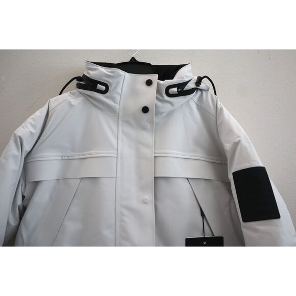 Ski-Doo 4560430401 Women's Sz S White Typha x KANUK Snowmobile Jacket - Picture 3 of 16